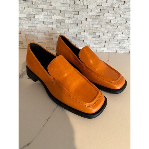 Vagabond Brittie Loafer Orange Leather Size 36 US 6 NEW - Picture 3 of 6